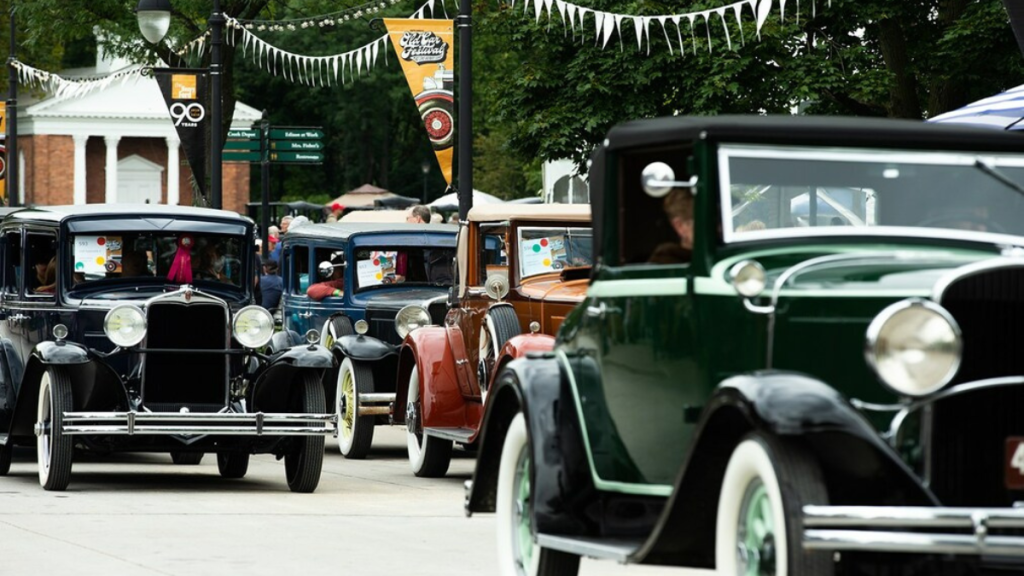 Old Car Festival at the Greenfield Village in Longest Running Antique Car Show